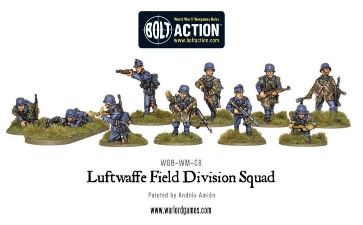 BOLT ACTION: Luftwaffe Field Division Squad