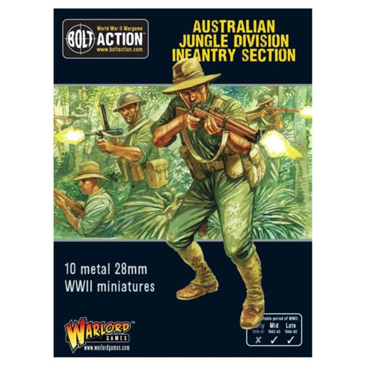 BOLT ACTION: Australian Jungle Division Infantry Section