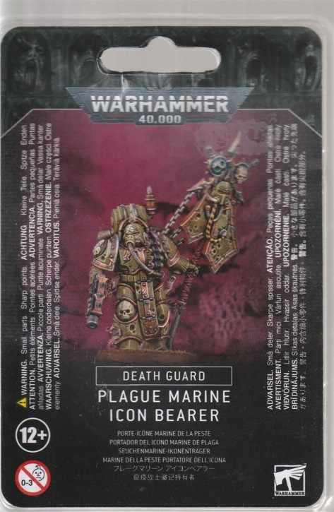 W40K: Plague Marine Icon Bearer