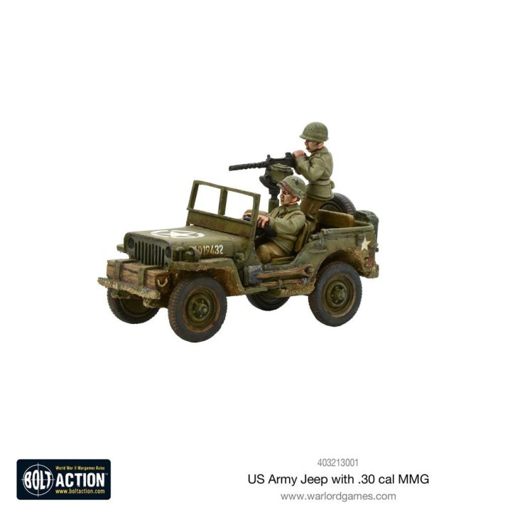 BOLT ACTION: Jeep with 30 Cal MMG