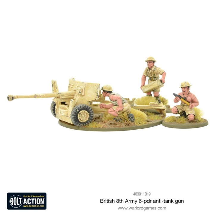 BOLT ACTION: British 8th Army 6 Pounder