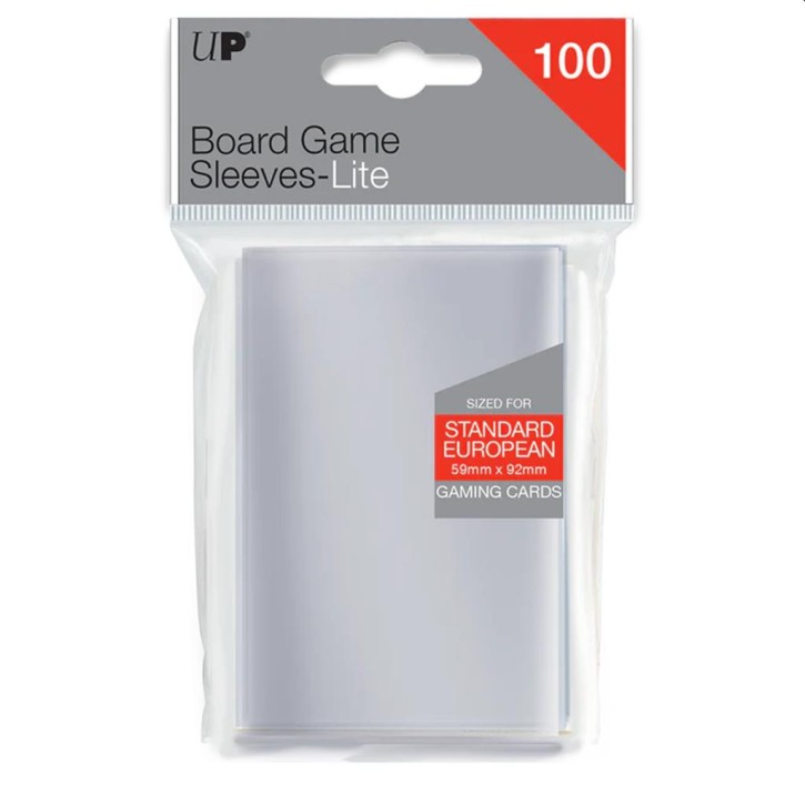 ULTRAPRO: Lite Standard European Board Game Sleeves (100)