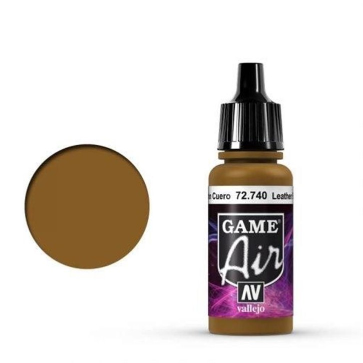 VALLEJO GAME AIR: 740 Leather Brown 17 ml