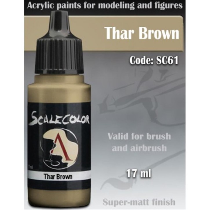 SCALE COLOR: Thar Brown 17 ml
