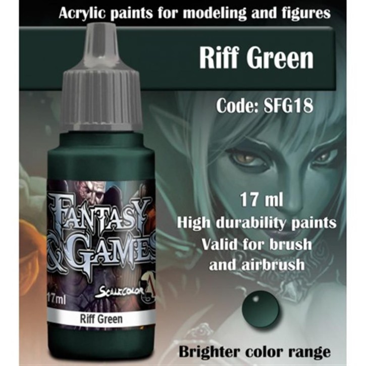 FANTASY & GAMES: Riff Green 17 ml