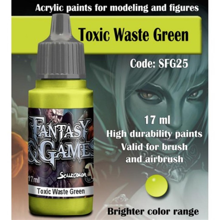 FANTASY & GAMES: Toxic Waste Green 17 ml