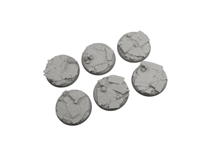RUINED CHAPEL BASES: Round 40mm (2)