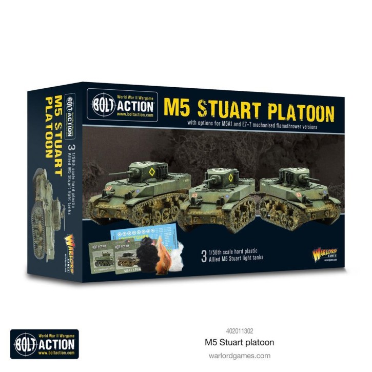 BOLT ACTION: M5 Stuart Platoon
