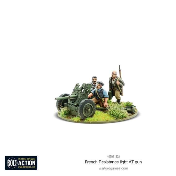 BOLT ACTION: French Resistance light anti tank gun