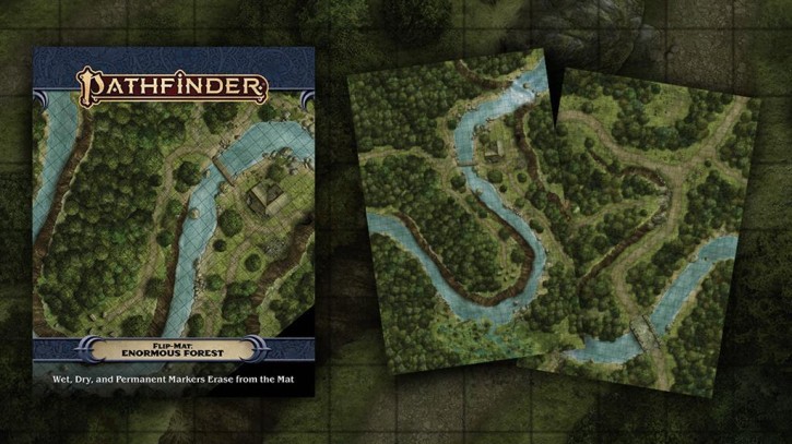 Pathfinder 2nd: Flip-Mat: Enormous Forest - EN