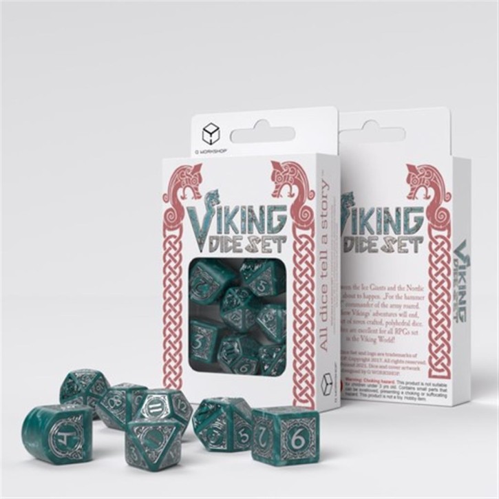 Q-WORKSHOP: Viking Modern Dice Set: Mjolnir