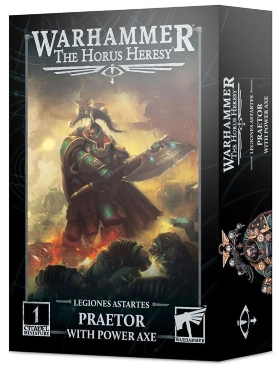 HORUS HERESY: Praetor With Power Axe