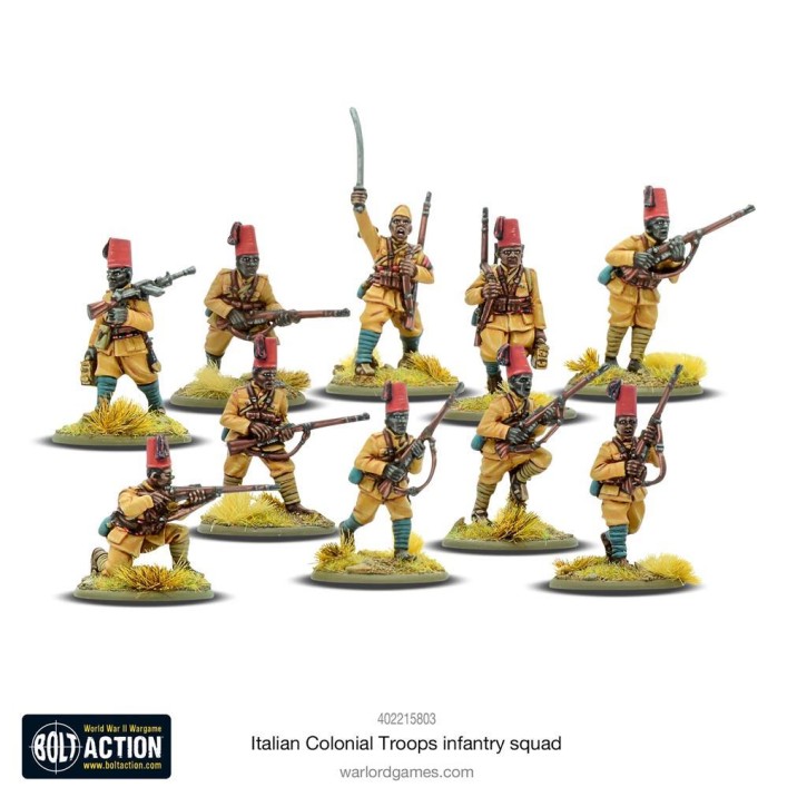 BOLT ACTION: Italian Colonial Troops Infantry Squad