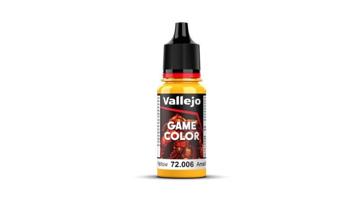 VALLEJO GAME COLOR: Sun Yellow 18 ml