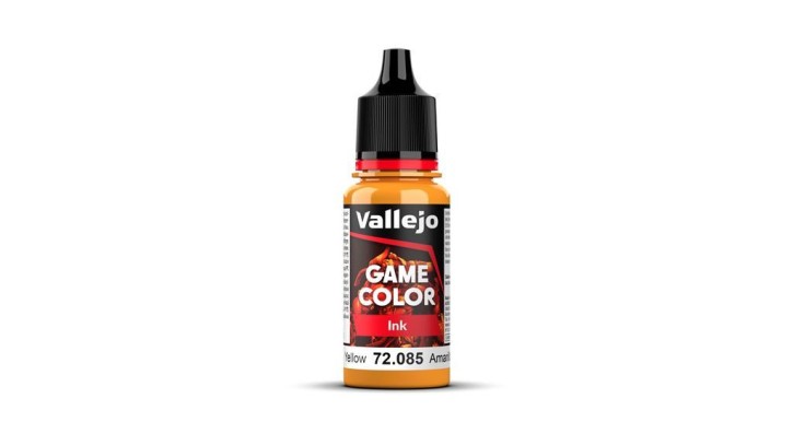 VALLEJO GAME COLOR: Yellow 18 ml (Ink)
