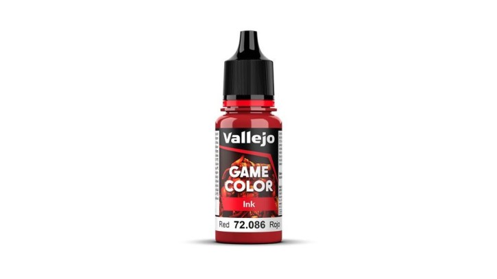 VALLEJO GAME COLOR: Red 18 ml (Ink)