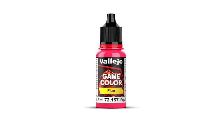 VALLEJO GAME COLOR: Fluorescent Red 18 ml (Fluo)