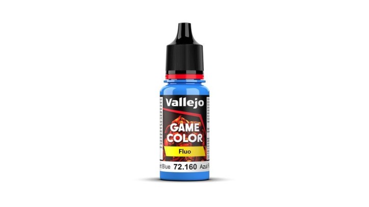 VALLEJO GAME COLOR: Fluorescent Blue 18 ml (Fluo)