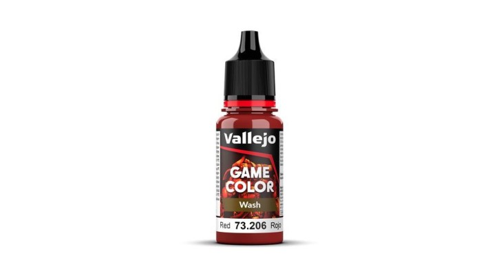 VALLEJO GAME COLOR: Red 18 ml (Wash)