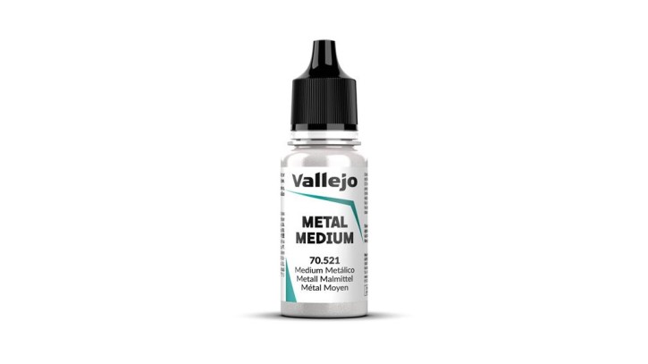 VALLEJO MODEL COLOR: 191 Metallic Medium 18 ml (Auxiliary)