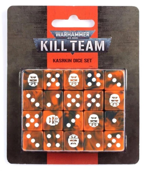 W40K: KILL TEAM: Kasrkin Dice Set