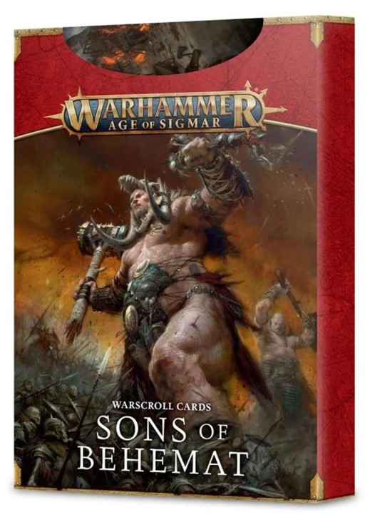 AOS: Warscroll Cards: Sons Of Behemat - EN