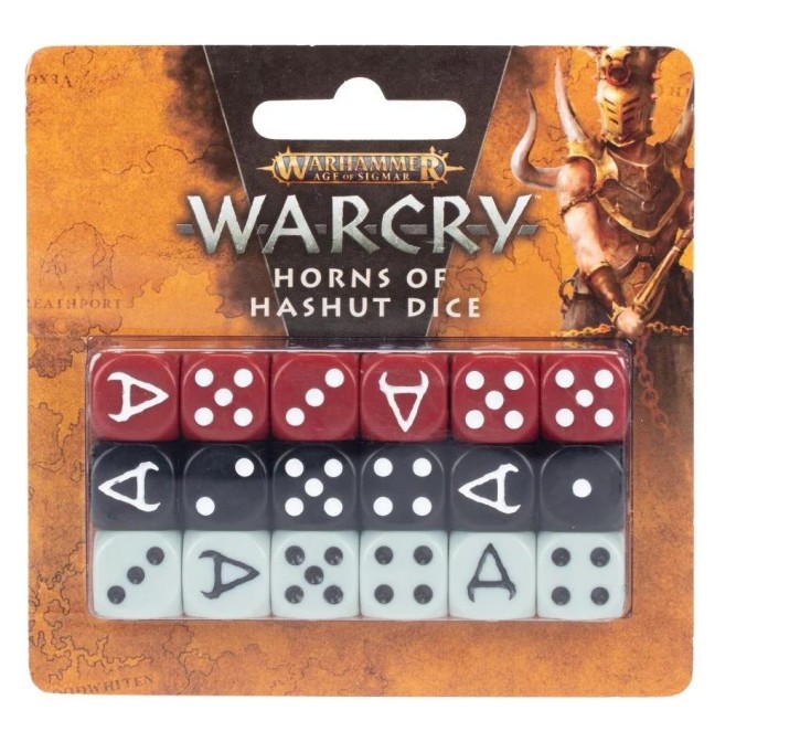 AOS: WARCRY: Horns Of Hashut Dice Set