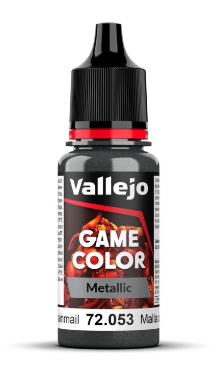 VALLEJO GAME COLOR: Chainmail 18 ml (Metallic)
