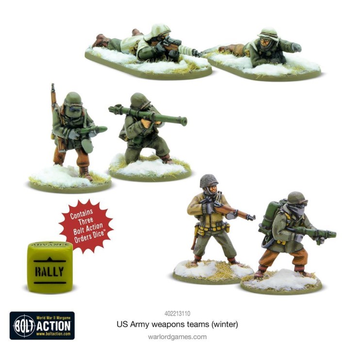 BOLT ACTION: US Army (Winter) Weapons Teams