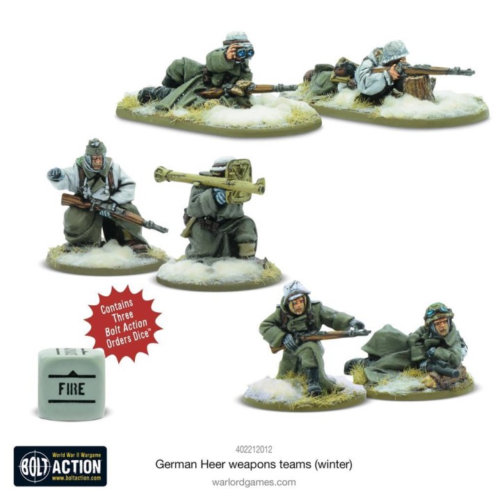 BOLT ACTION: German Heer (Winter) Weapons Teams