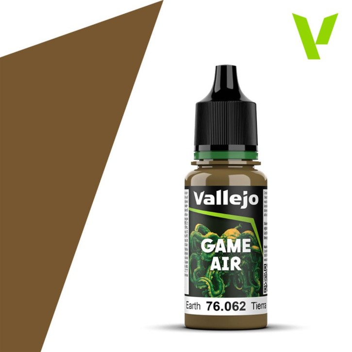 Vallejo Game Air: 062 Earth 18ml