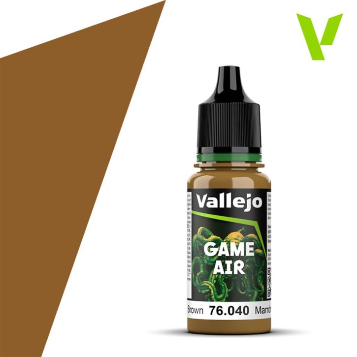 VALLEJO GAME AIR: 040 Leather Brown 18ml