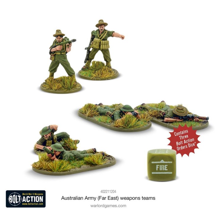 BOLT ACTION: Australian Army Weapons Teams (Far East)