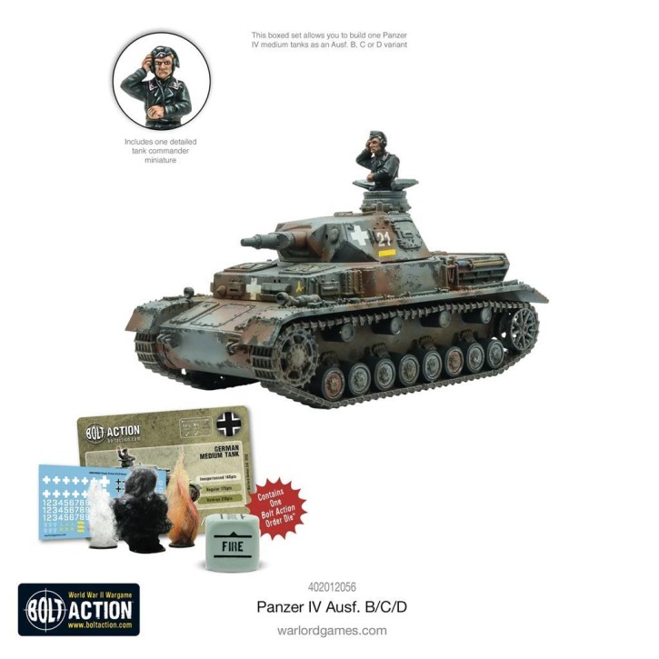 BOLT ACTION: Panzer IV Ausf. B/C/D