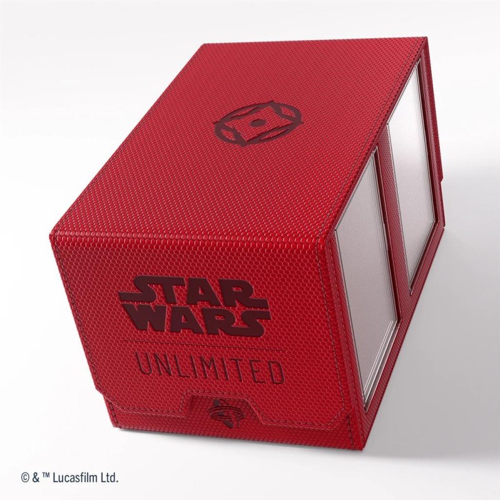 GAMEGENIC: Star Wars: Unlimited Double Deck Pod (Red)