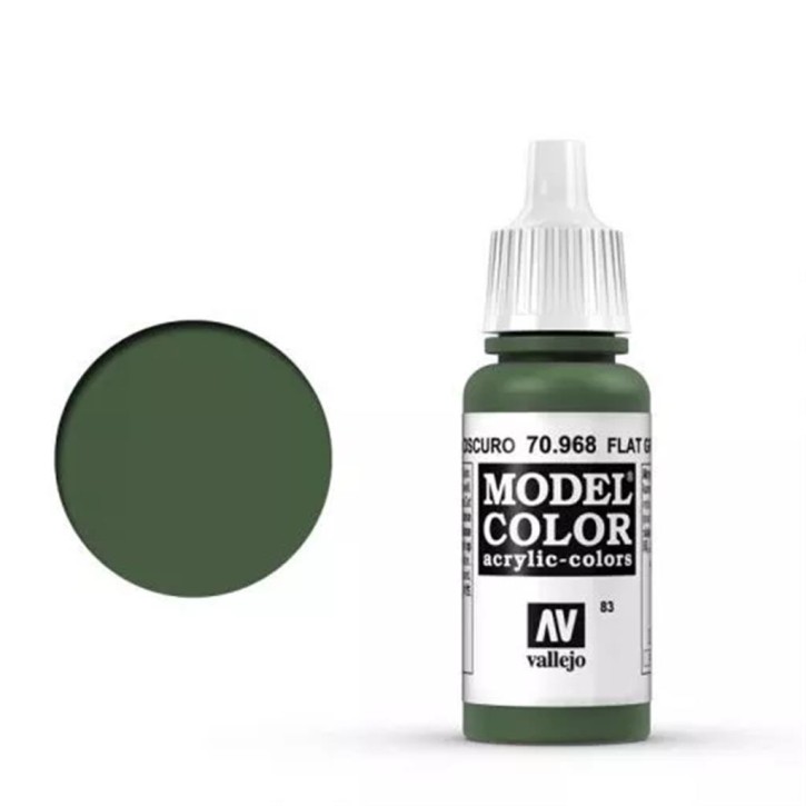 Vallejo Model Color: 083 Flat Green 17ml (70968)