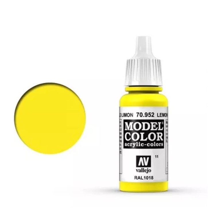 Vallejo Model Color: 011 Lemon Yellow 17ml (70952)