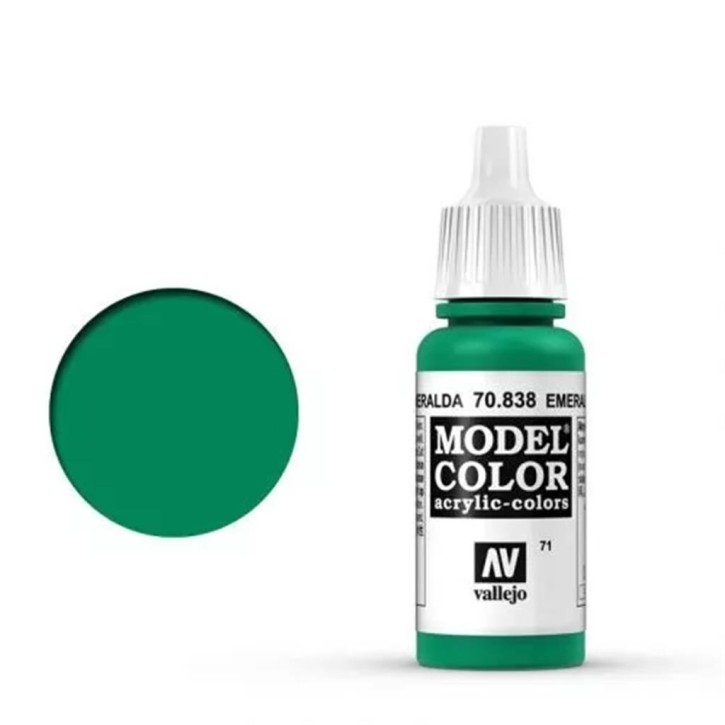 Vallejo Model Color: 071 Emerald Green 17ml (70838)