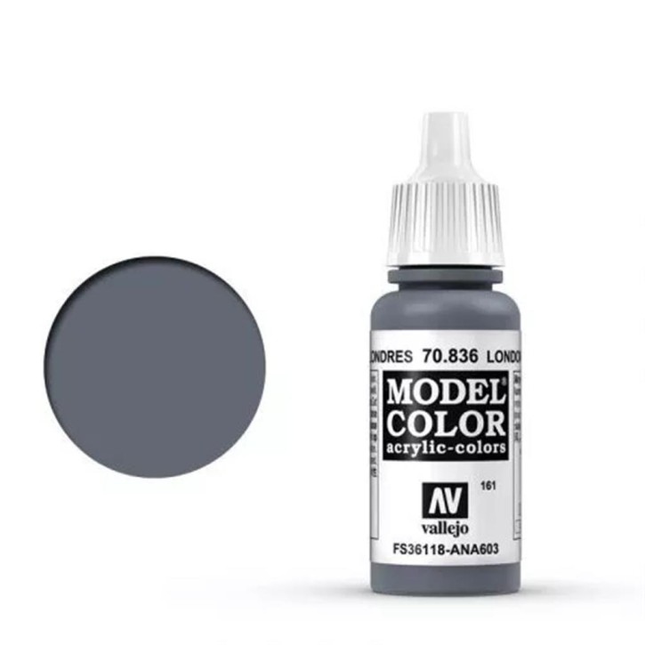 Vallejo Model Color: 161 London Grey 17ml (70836)