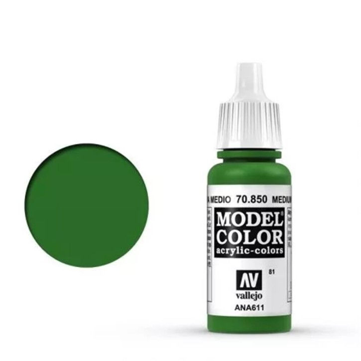 Vallejo Model Color: 081 Medium Olive 17ml (70850)
