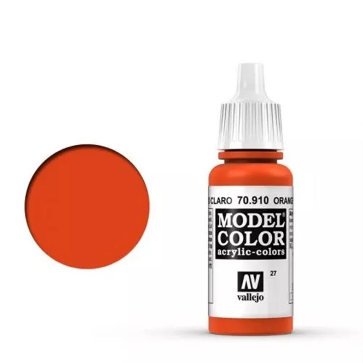 Vallejo Model Color: 027 Orange Red 17ml (70910)
