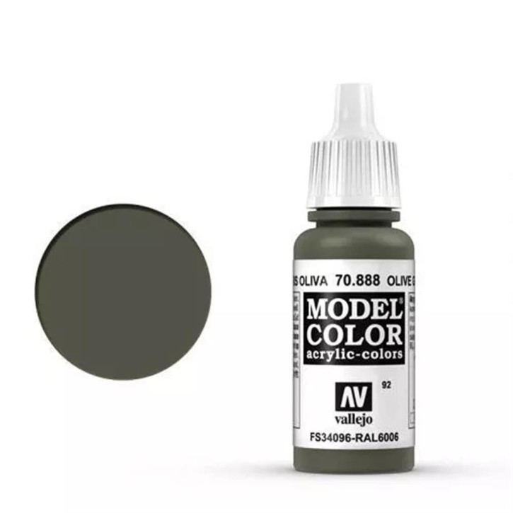 Vallejo Model Color: 092 Olive Grey 17ml (70888)