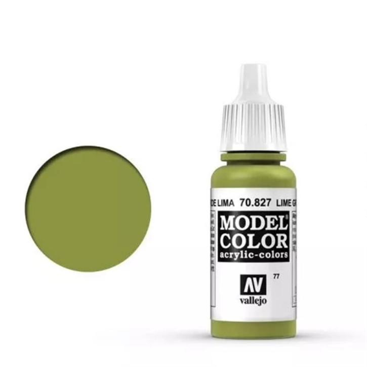 Vallejo Model Color: 077 Lime Green 17ml (70827)