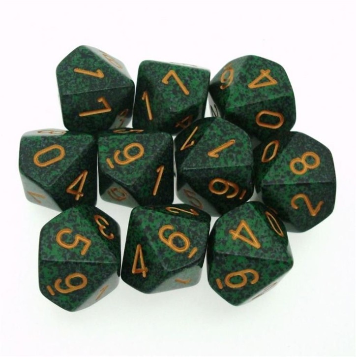 Chessex Speckled dice set Recon set of 12 standard dice set 16mm 