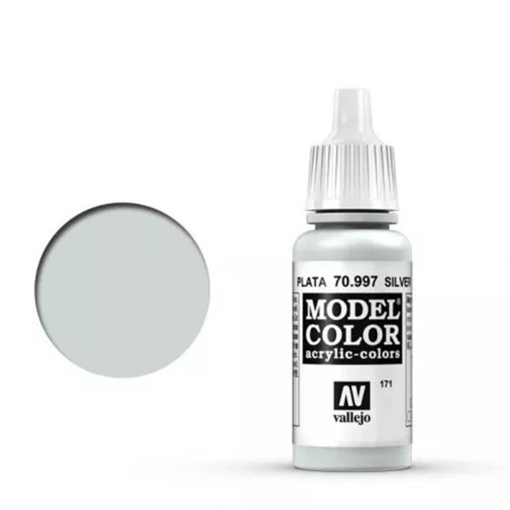 Vallejo Model Color: 171 Silver 17ml (70997)