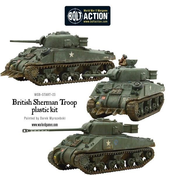 BOLT ACTION: British Sherman Tank Troop