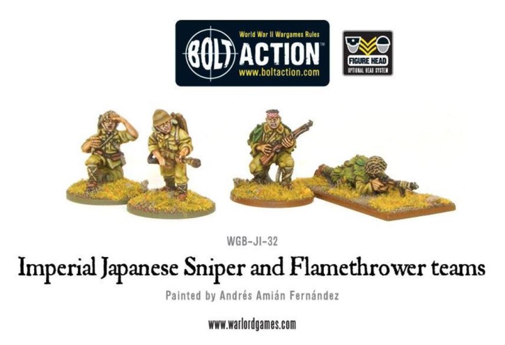 BOLT ACTION: Imperial Japanese Sniper and Flamethrower teams