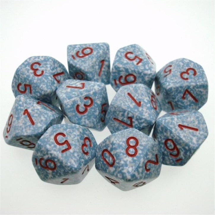 CHESSEX: Speckled Air 10 x 10 sided Diceset