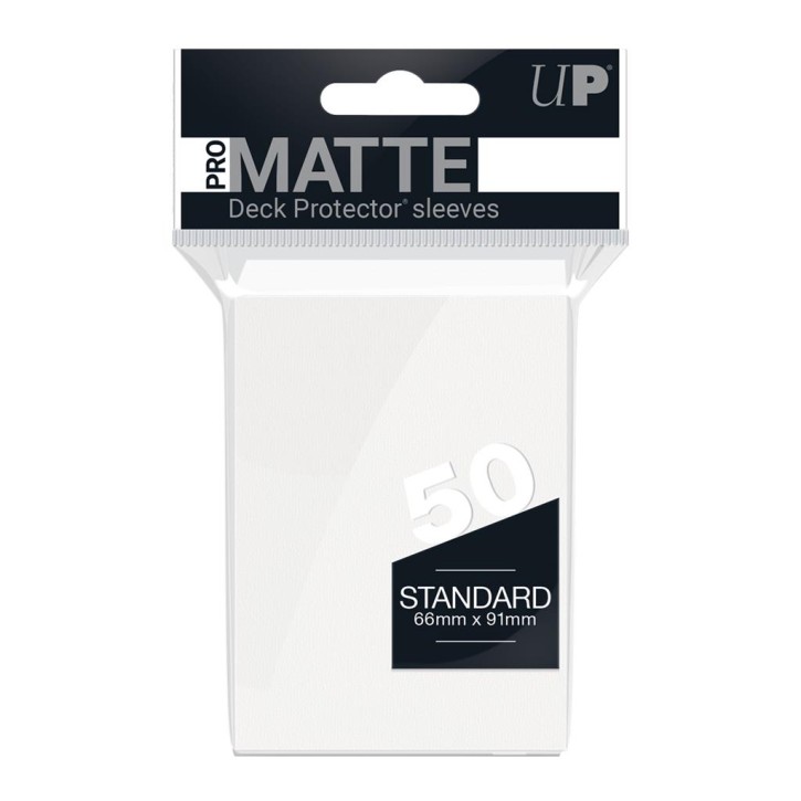 ULTRA PRO: Sleeves Standard - Non Glare White (50)