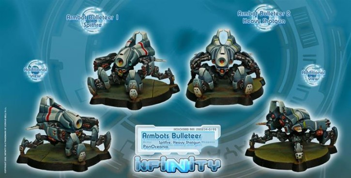 INFINITY: Armbots Bulleteer (Spitfire, Heavy Shotgun)